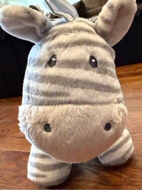 Gund Gray and White Zeebs Zebra Plush